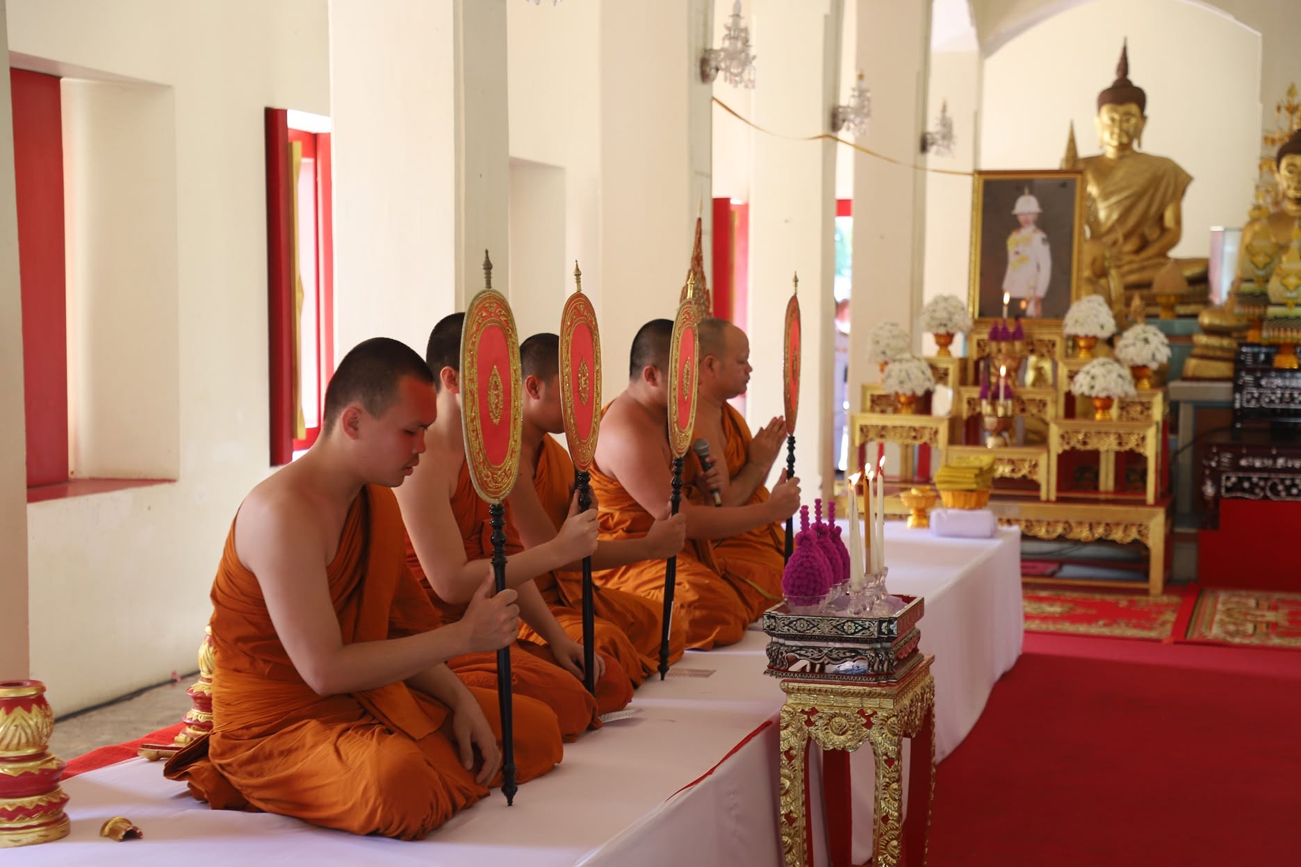 title - ส.ป.ก. ยโสธร ร่วมพิธีทำบุญตักบาตรและพิธีบำเพ็ญกุศล (สัตตมวาร ๗ วัน) เพื่ออุทิศถวายเป็นพระกุศล สมเด็จพระเจ้าลูกเธอ เจ้าฟ้าพัชรกิติยาภา นเรนทิราเทพยวดี กรมหลวงราชสาริณีสิริพัชร มหาวัชรราชธิดา  ณ วัดศรีธรรมาราม (พระอารามหลวง) อำเภอเมืองยโสธร จังหวัดยโสธร